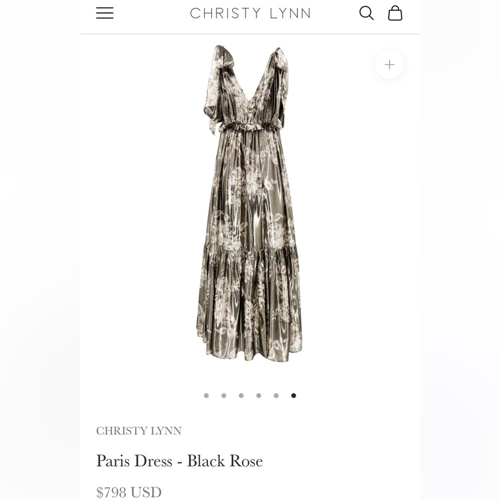 Christy Lynn Paris dress in Black Rose